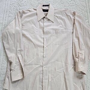 Claiborne Mens Casual Dress shirt Sz LG, 16.5 NWOT
